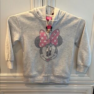 Minnie hoodie. Size 5 girls.
